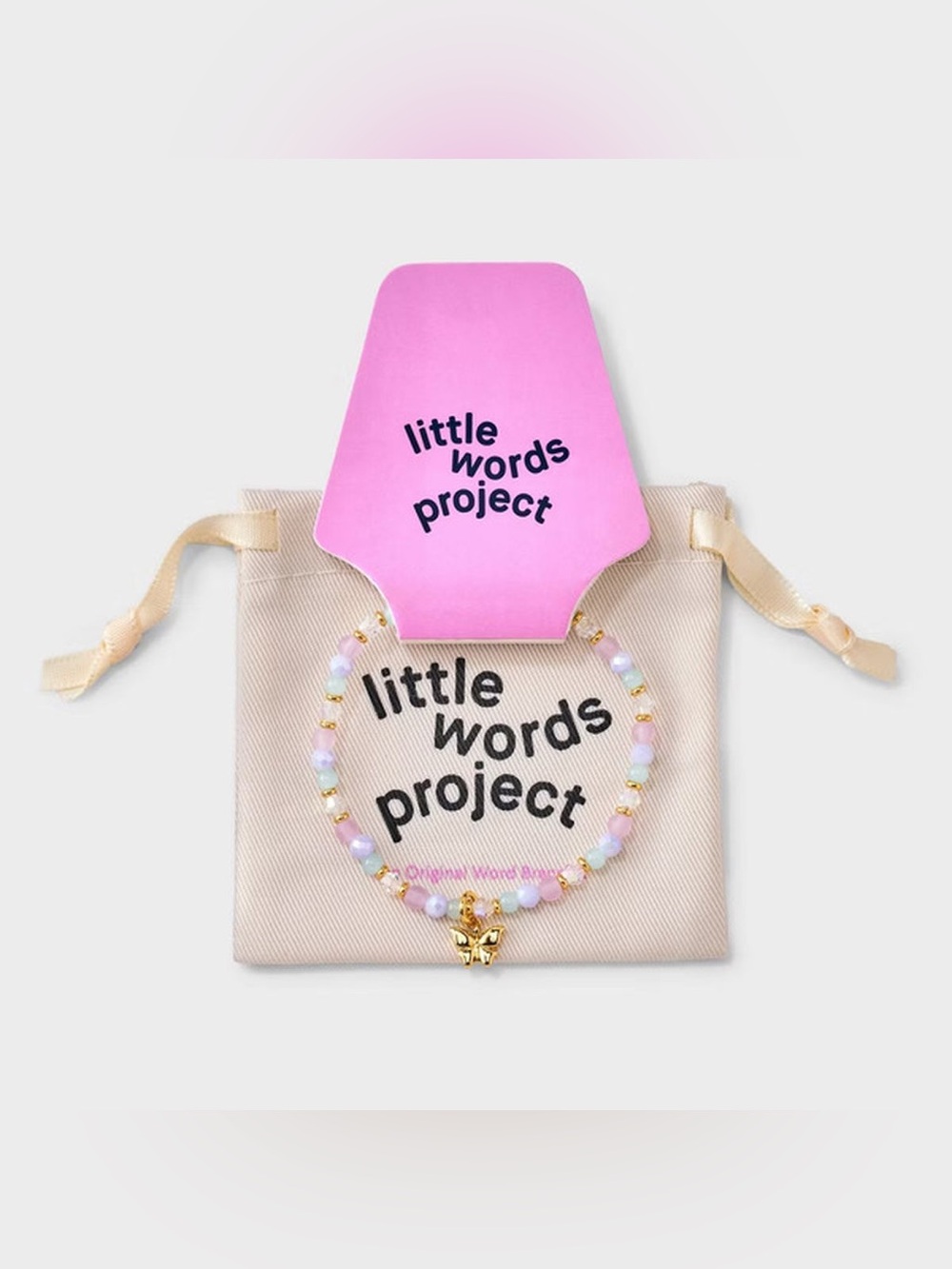 ‼️Little Words Project Butterfly Charm Beaded Bracelet‼️